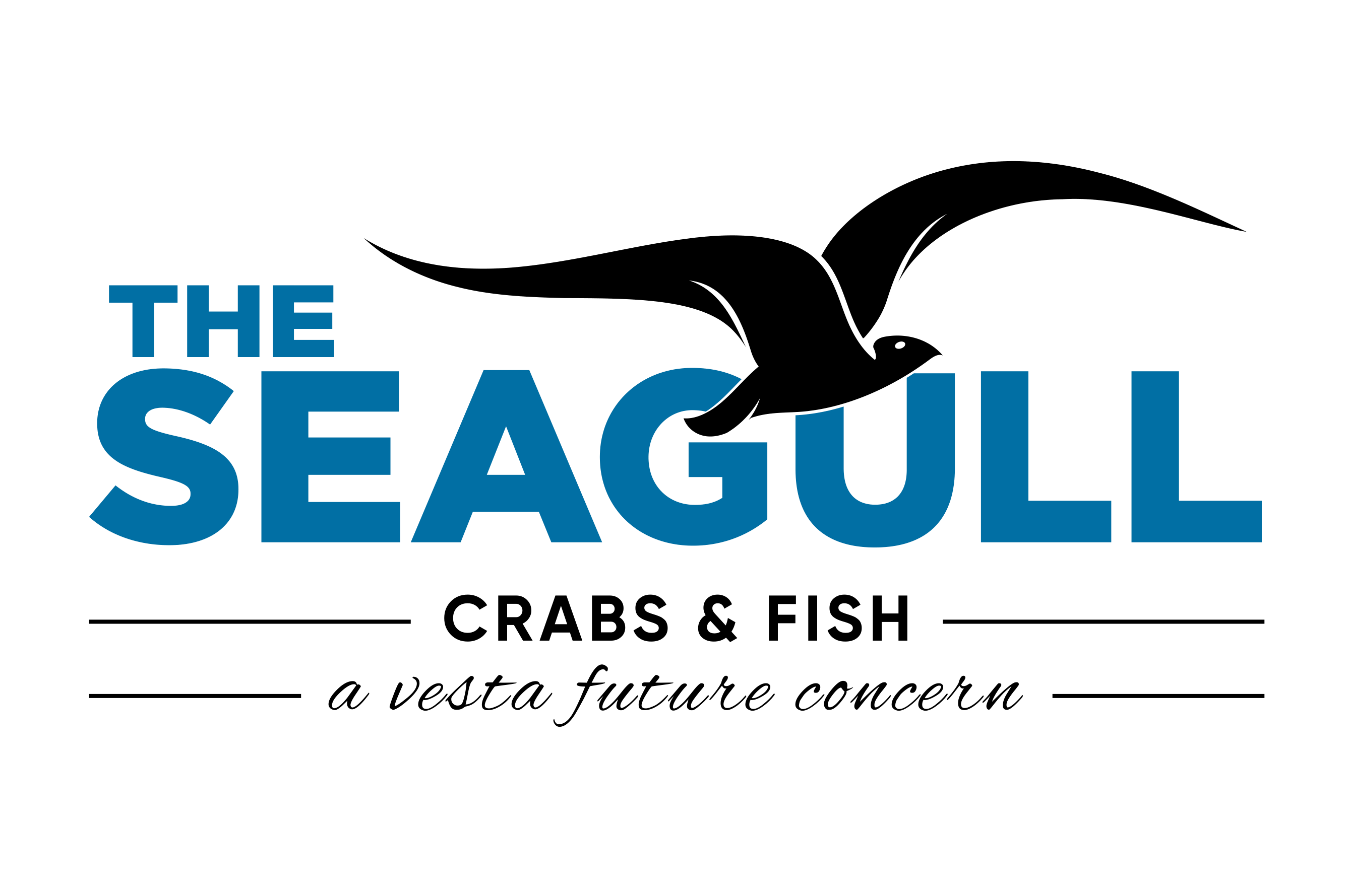 The Seagull — Crab & Fish Hatchery Official Logo